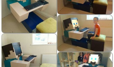 Компьютерная мебель для любителей Майнкрафта