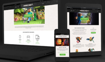 Будущий сайт Minecraft — можно посмотреть на него уже сейчас.