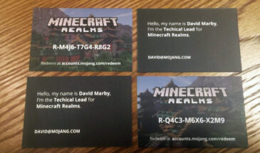 Как мне повезло с новыми визитками Mojang