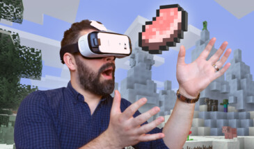 Вышел Minecraft для Gear VR