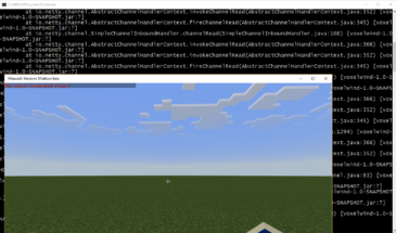 Воксельный ветер, дым из трубы…