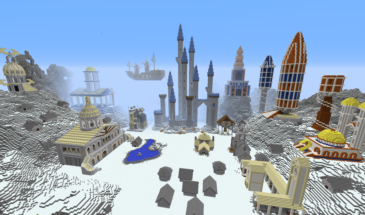 В Майнкрафте построили города из Героев 3