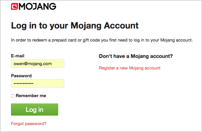 mojang-login