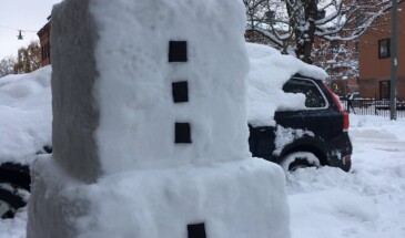 Сотрудниками Mojang материализован снеговик из Майнкрафта