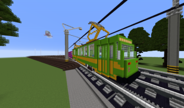 Паровозы в ролике про Майнкрафт 1.12?