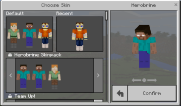 Скинпак Хиробрина для Minecraft 1.2 beta 1