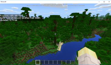 Minecraft 1.2 beta 9: отображение координат и копирование миров