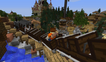 Паровоз для Майнкрафта