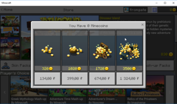 Монеты Minecraft переименованы в Minecoins