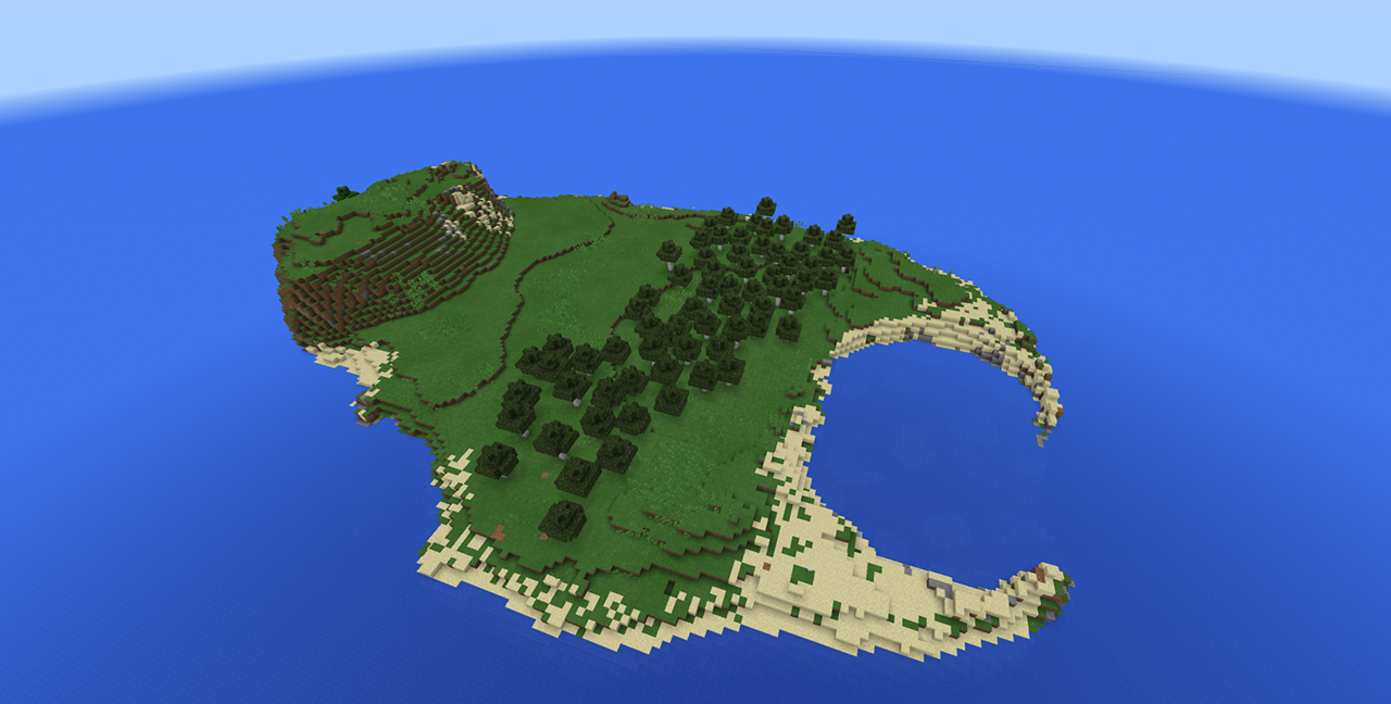 Мир из книги Minecraft: The Island (Остров) воссоздали в виде карты для игры