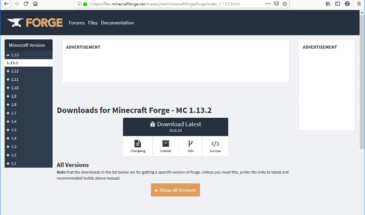 Вышел Minecraft Forge для версии 1.13!