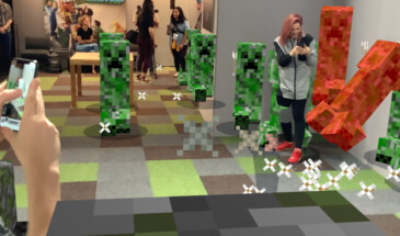 Попытка потрогать Minecraft Earth на конференции E3