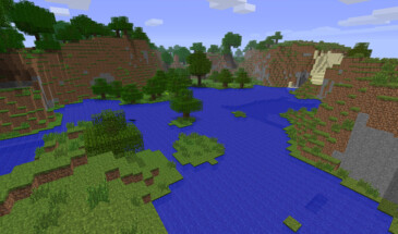 Обнаружен мир с главного меню Minecraft (сид прилагается)