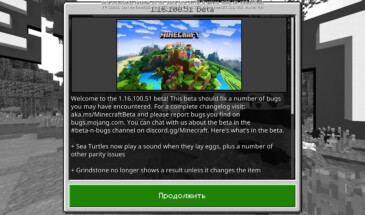 „Что опять?“ — вышла новая бета версия Minecraft 1.16.100.51